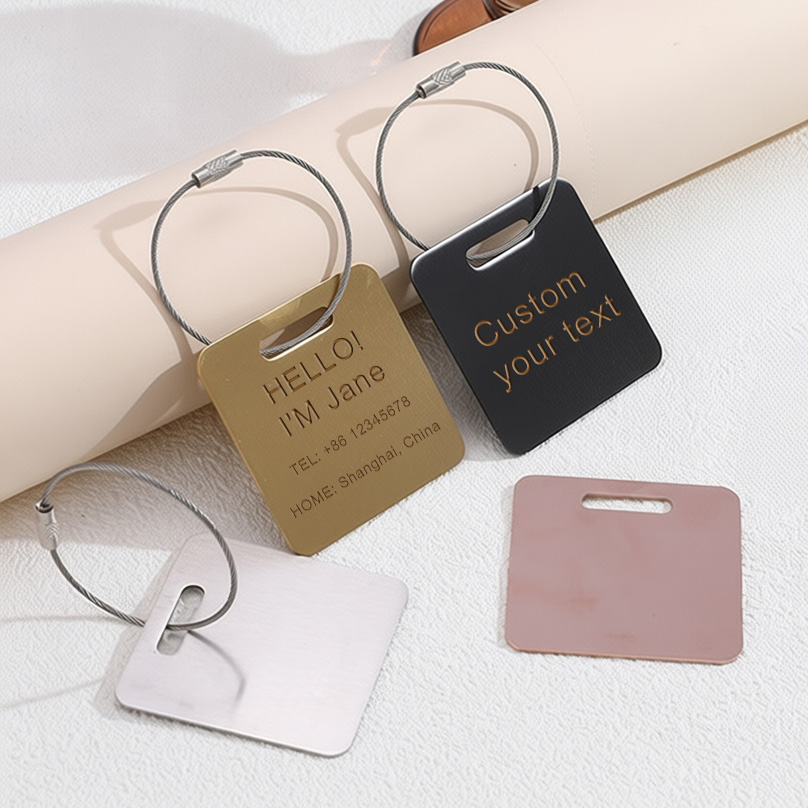 Travel Accessories Store - Özel İsimli Bagaj Etiketi Lazer Gravür