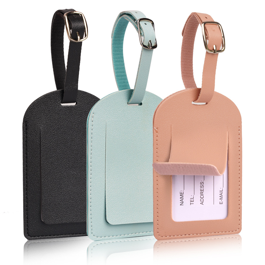 Travel Accessories Must Have - Kadın Erkek Bagaj Etiketleri PU Deri