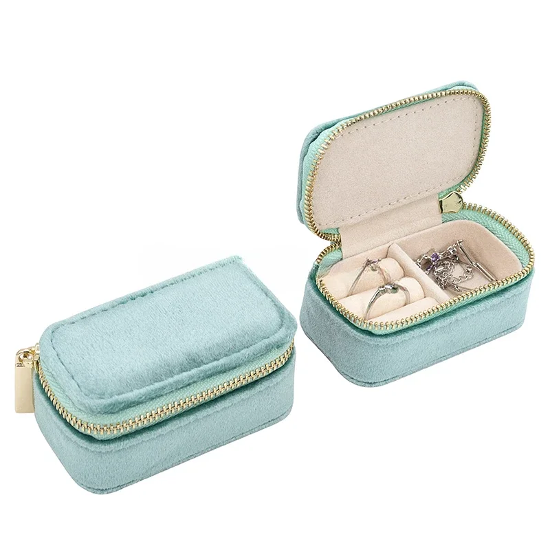 Travel Jewellery & Accessories Organiser - Mini seyahat mücevher kutusu, halka fermuar