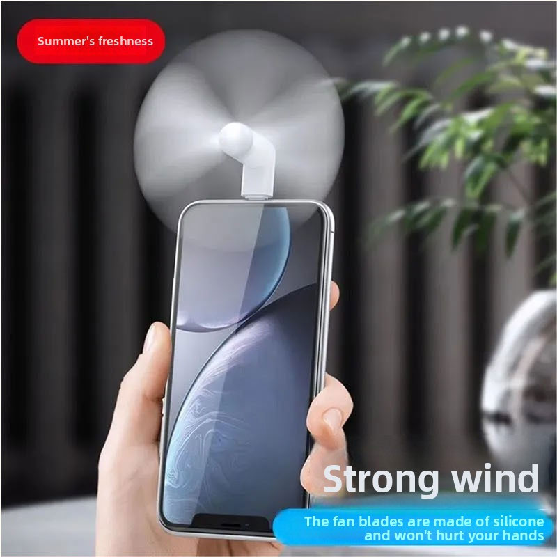 Travel Accessories And Gadgets - Tip C Mini Telefon Fanı, Taşınabilir