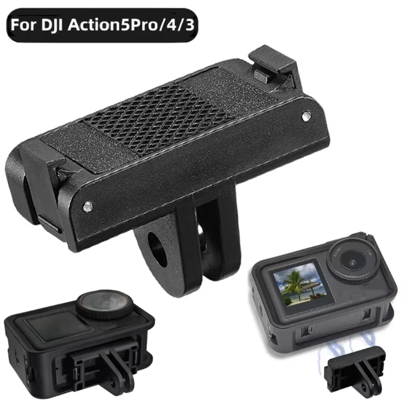 Travel Vlog Accessories - DJI Action 4 İçin Çift Pençeli
