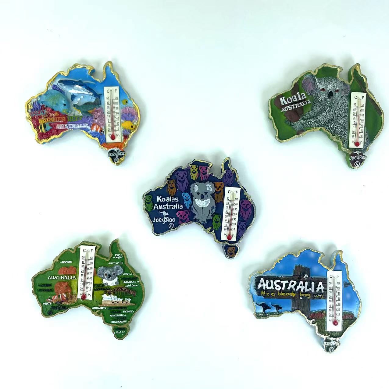 Travel Accessories Australia - Avustralya buzdolabı hatıra mıknatıs termometre seyahat