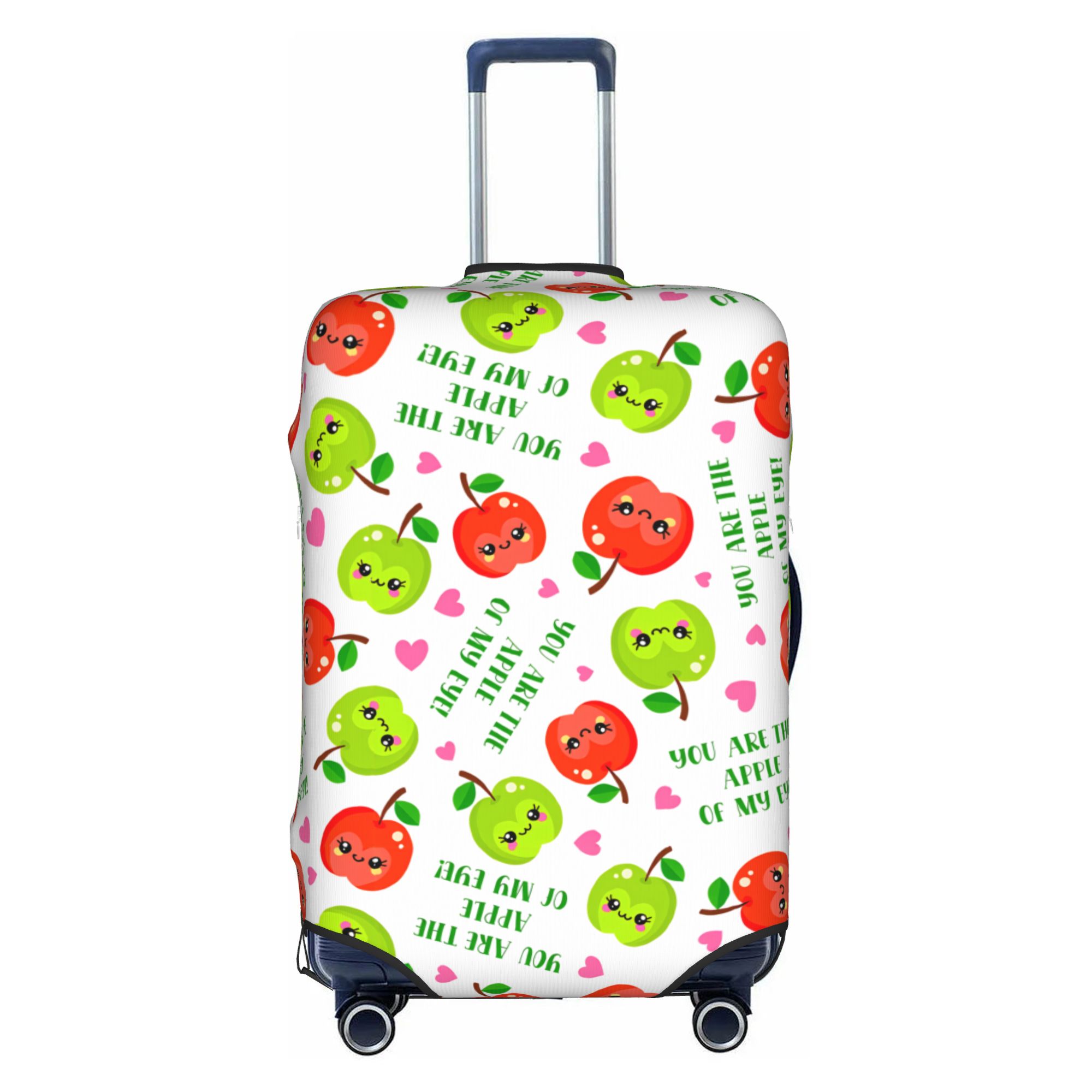 Travel Accessories Apple - Kawaii Apple Sevimli Yüzler Bagaj Kapağı