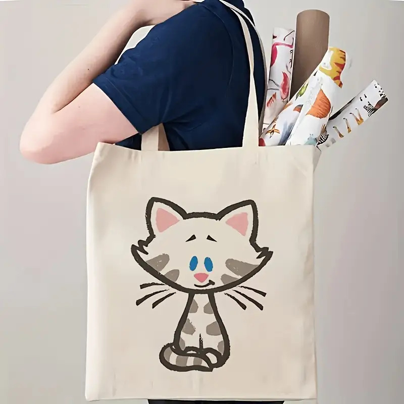 Travel Accessories Designer - 1 Parça Tek Taraflı, Sevimli Kedi