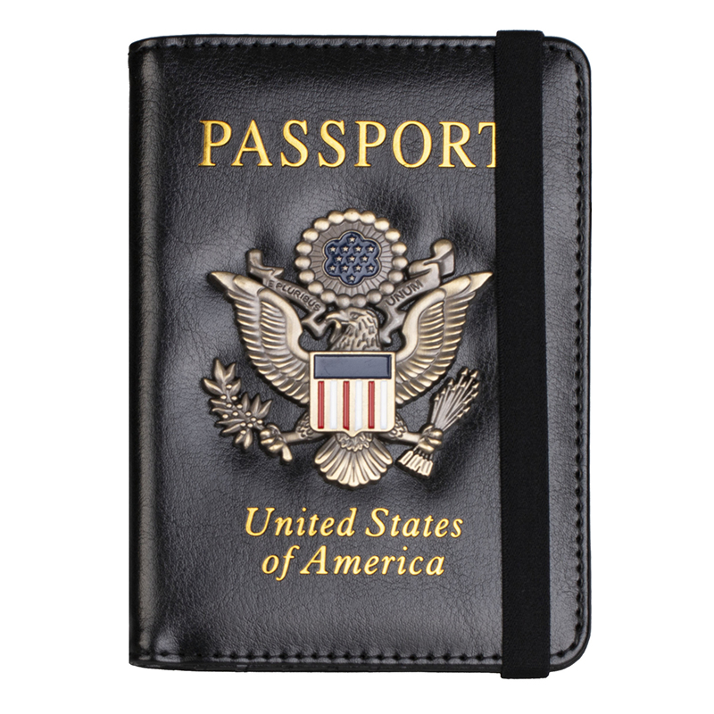 Travel Accessories Australia - ABD Pasaport Kılıfı PU Deri, Erkekler