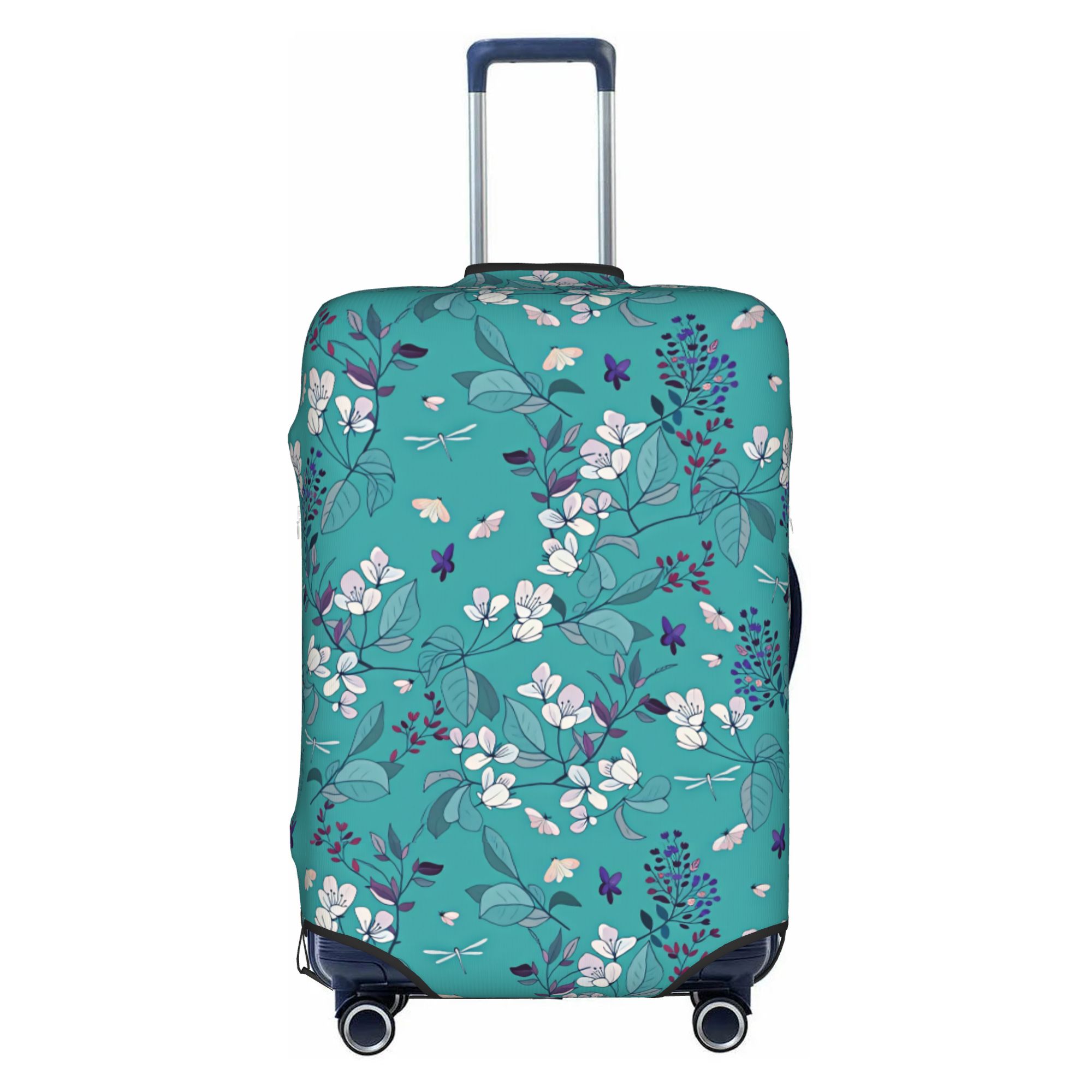 Travel Accessories Apple - Kiraz Çiçeği Mor Leylaklar Bagaj Kapağı
