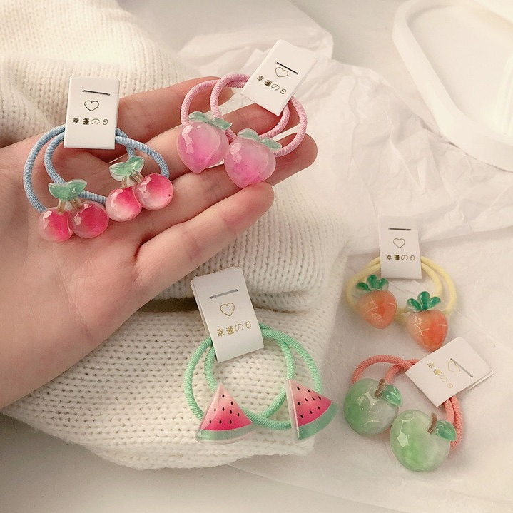 Travel Accessories Girls - Çocuklar için Havuç Tokaları 5 Çift