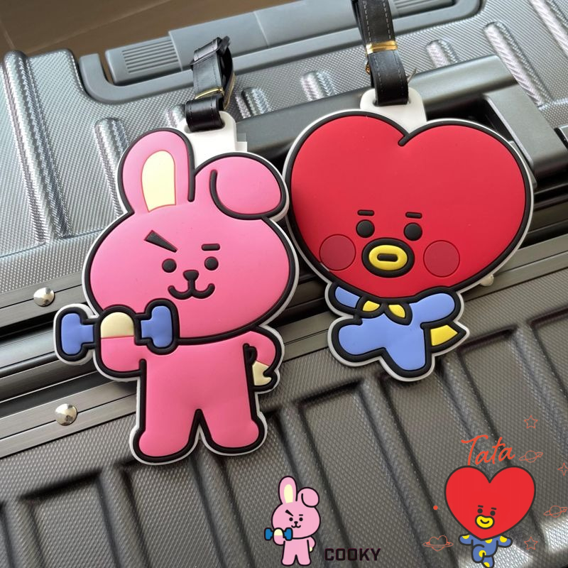 Travel Accessories Store - BT21 çizgi film sevimli anahtarlık Kawaii