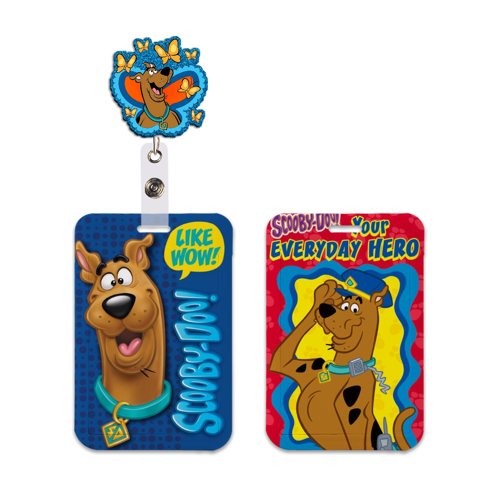 Travel Accessories For Dogs - Karikatür Köpek Kart Kılıfı Kordon Kimlik