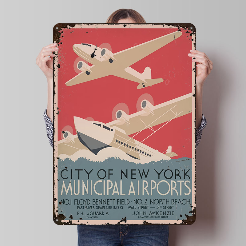 Travel Accessories Nyc - Vintage NYC New York Havaalanları Seyahat