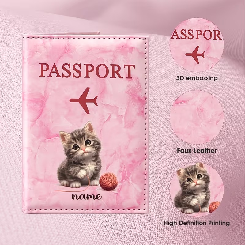 Travel Accessories Designer - Özel İsimli Sevimli Kedi Örgü Topu