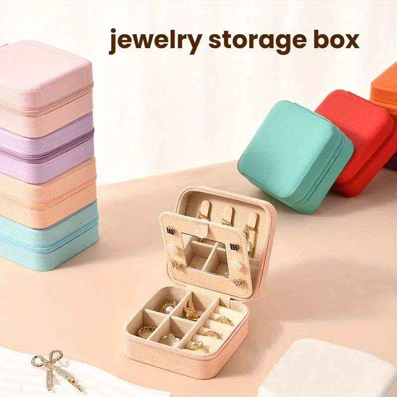 Travel Jewellery & Accessories Organiser - 1 adet Taşınabilir Mini Seyahat Organizatör
