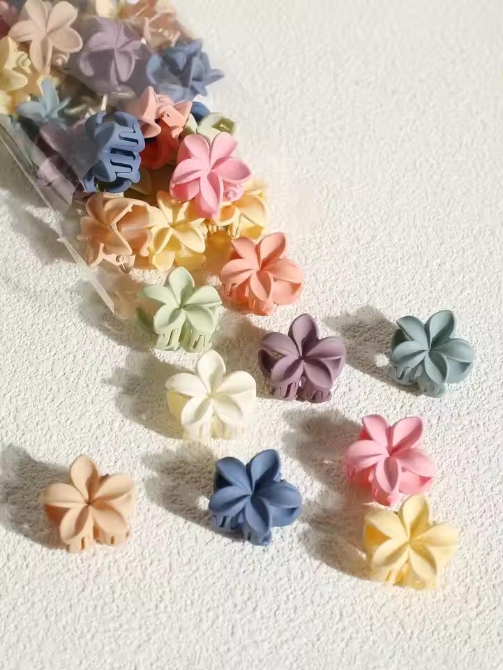 Travel Accessories Girls - 10/15 adet 4cm Saç Tokası Tatlı