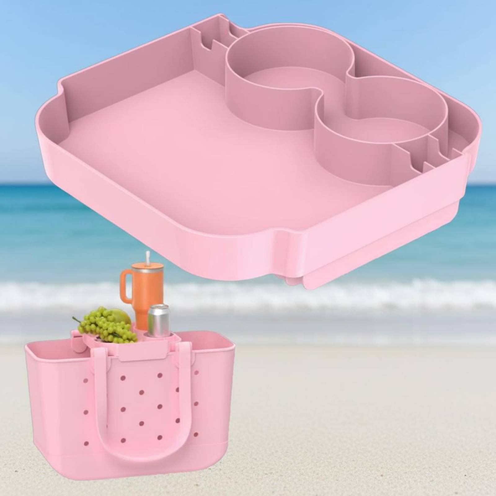 Travel Accessories Designer - Plaj Çantası Tepsisi Hafif Tote Çanta