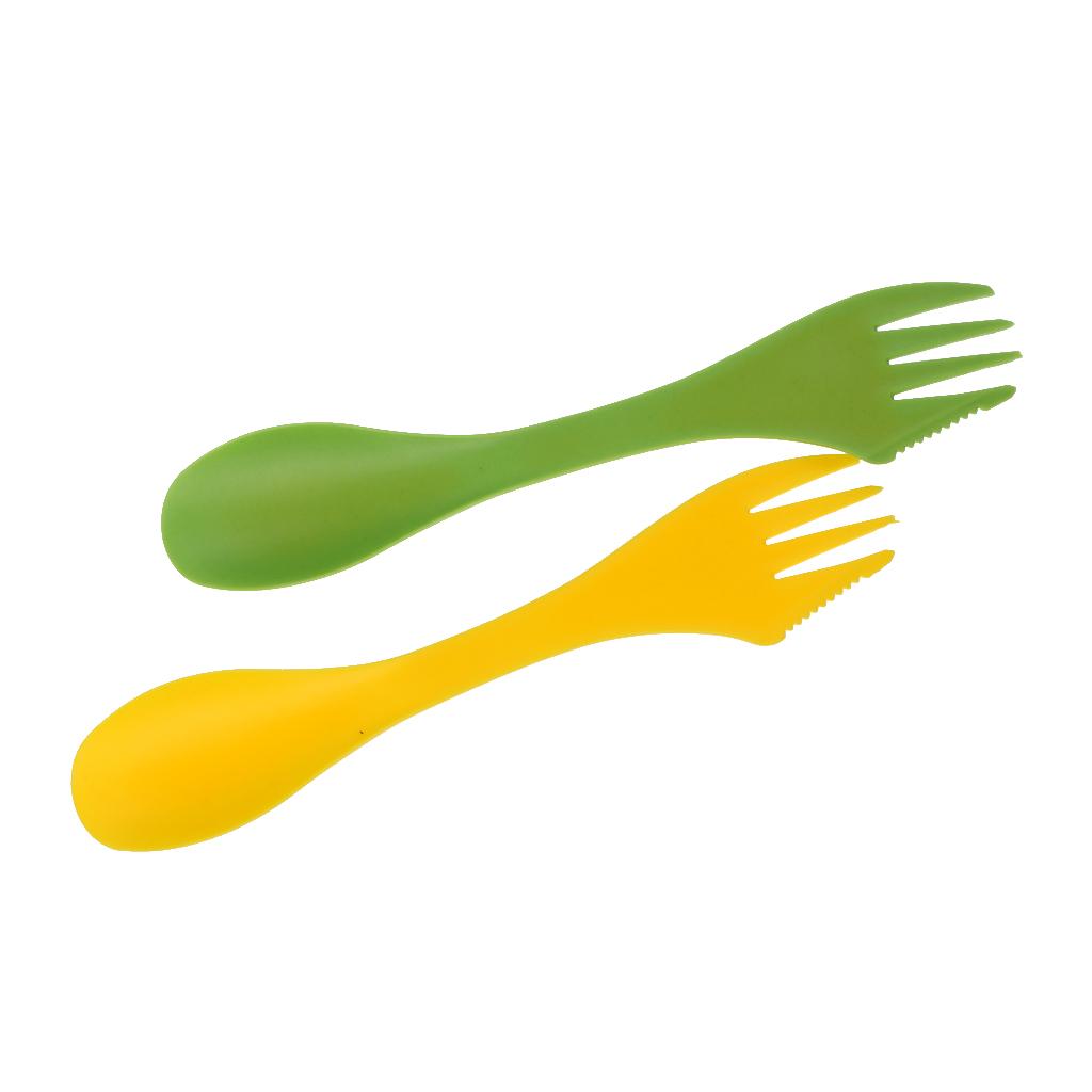 Travel Accessories And Gadgets - Çok fonksiyonlu Kamp Spork Çatal Çatal