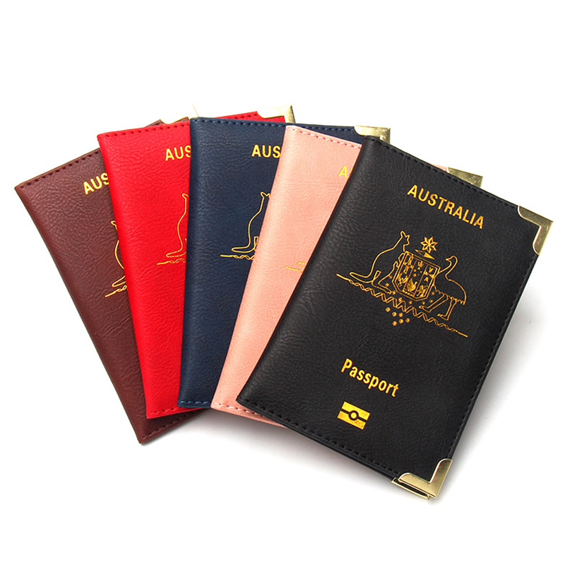 Travel Accessories Australia - Avustralya seyahat pasaport kapağı kadınlar pembe