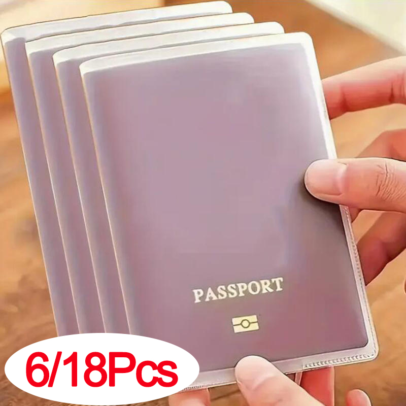 Travel Accessories Australia - 6/18 adet Pasaport Kapağı Çanta Seyahat