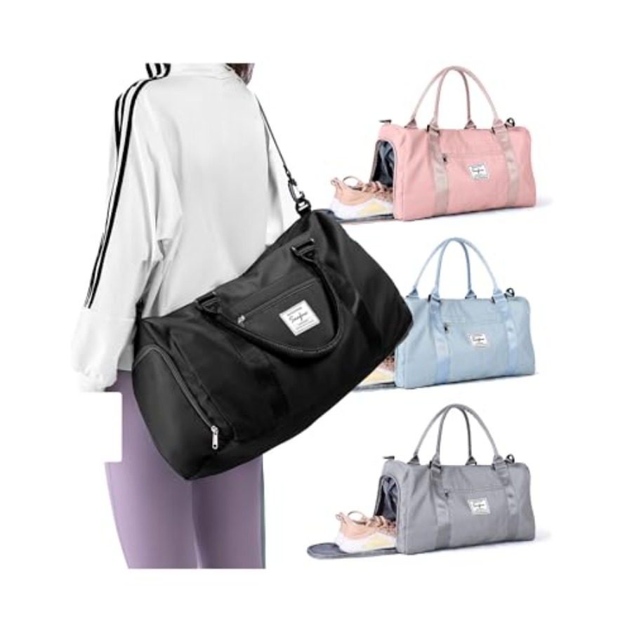 Shoe Bag Travel - Kadınlar ve Erkekler için Küçük Siyah