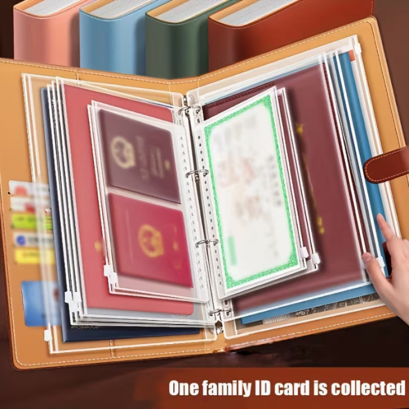 Travel Accessories Must Have - A4 Manyetik Kapatmalı Aile Belge Düzenleyici,
