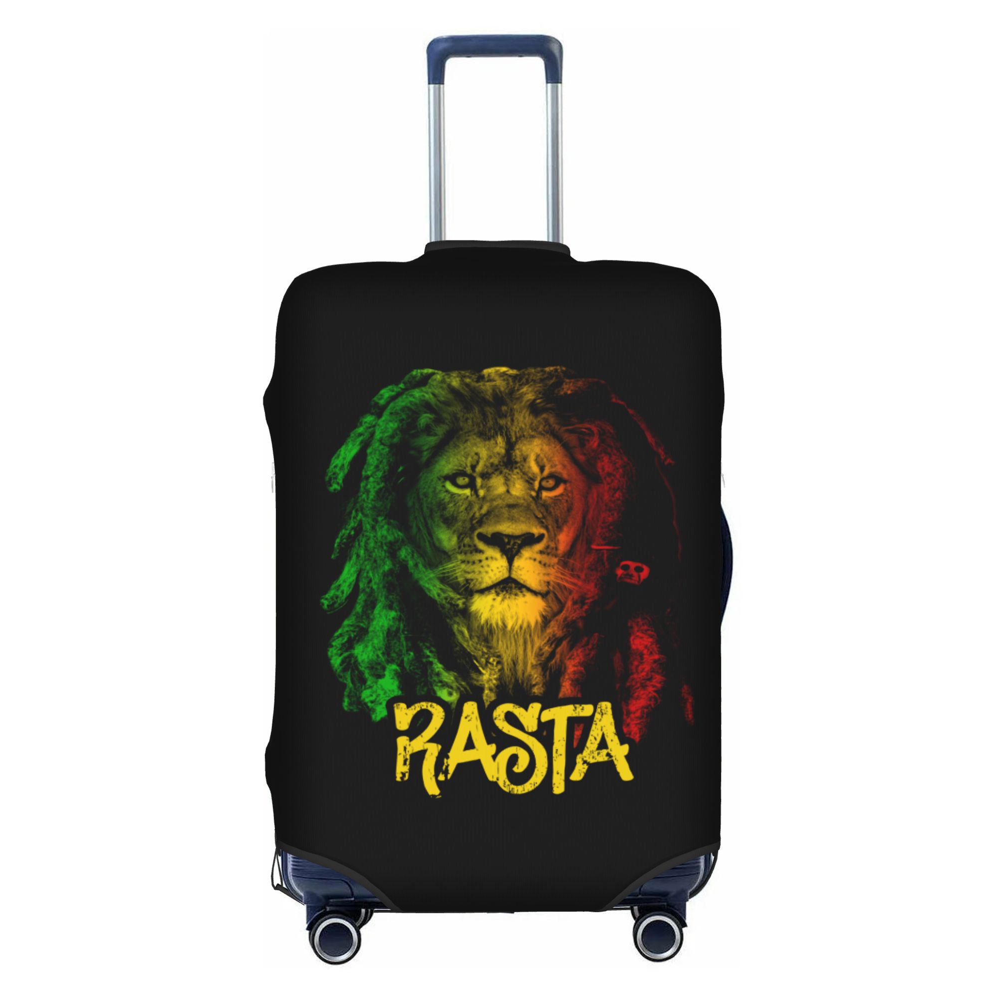 Travel Accessories For Jamaica - Jamaika Bayrağı Rasta Bagaj Kapağı Sevimli
