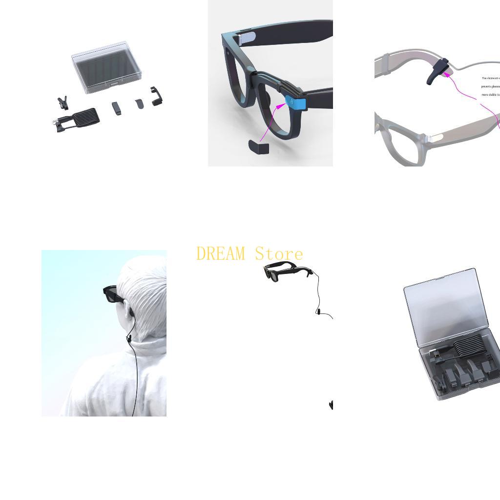 Travel Accessories Guide - Günlük Gözlük Kablosu Aksesuar Seti, Manyetik