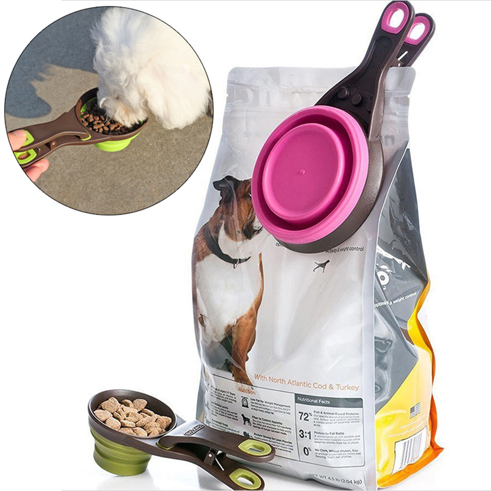 Travel Accessories For Dogs - Taşınabilir Katlanabilir Silikon Evcil Hayvan Mama