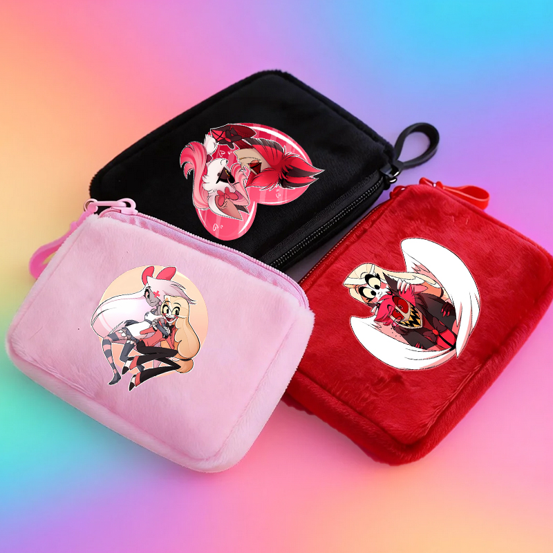 Travel Accessories Cute - Hazbins Hotel Serisi Mini Cüzdan Karikatür