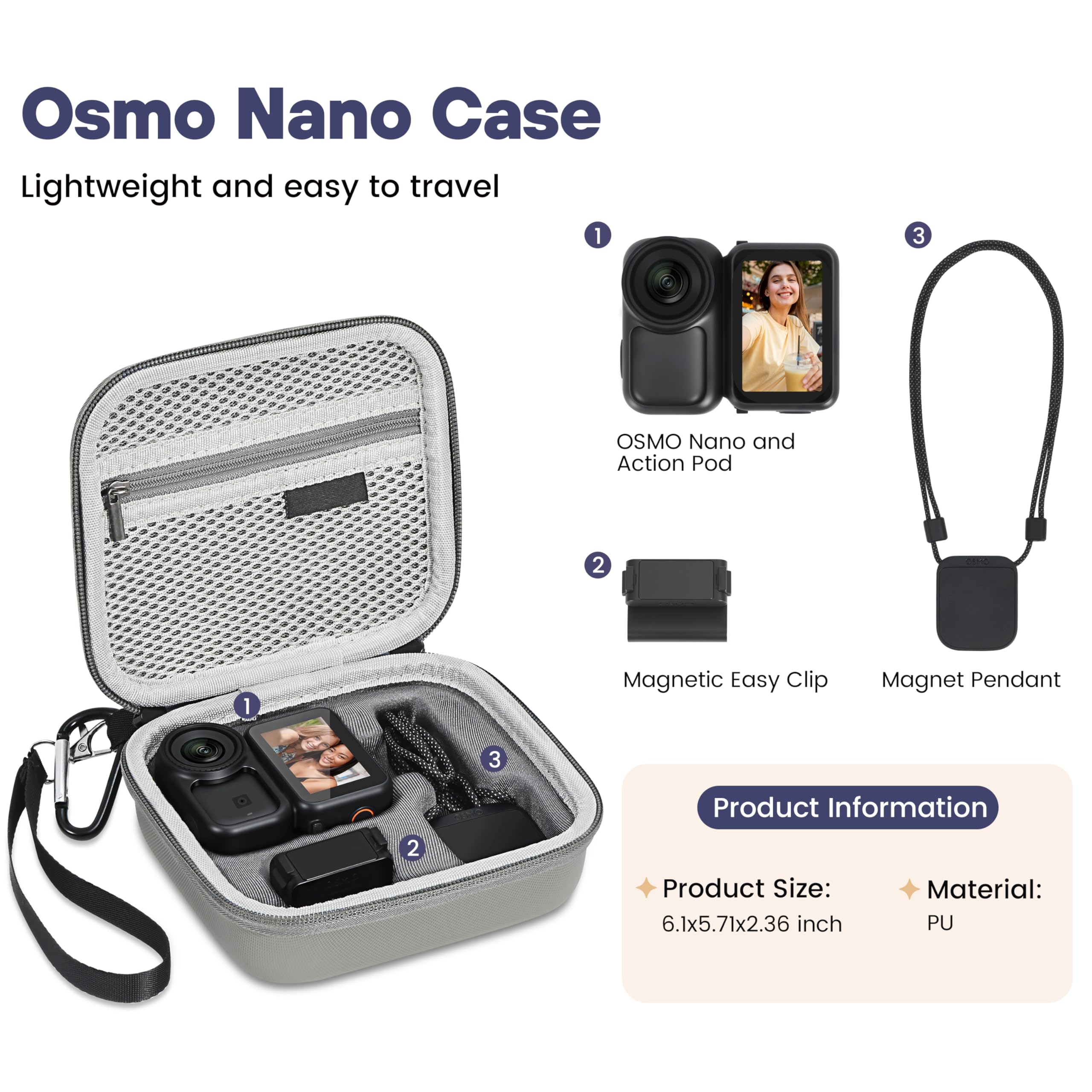 Osmo Nano Kılıfı, DJI Osmo Nan - Travel Vlog Accessories incelemesi ve fiyatı