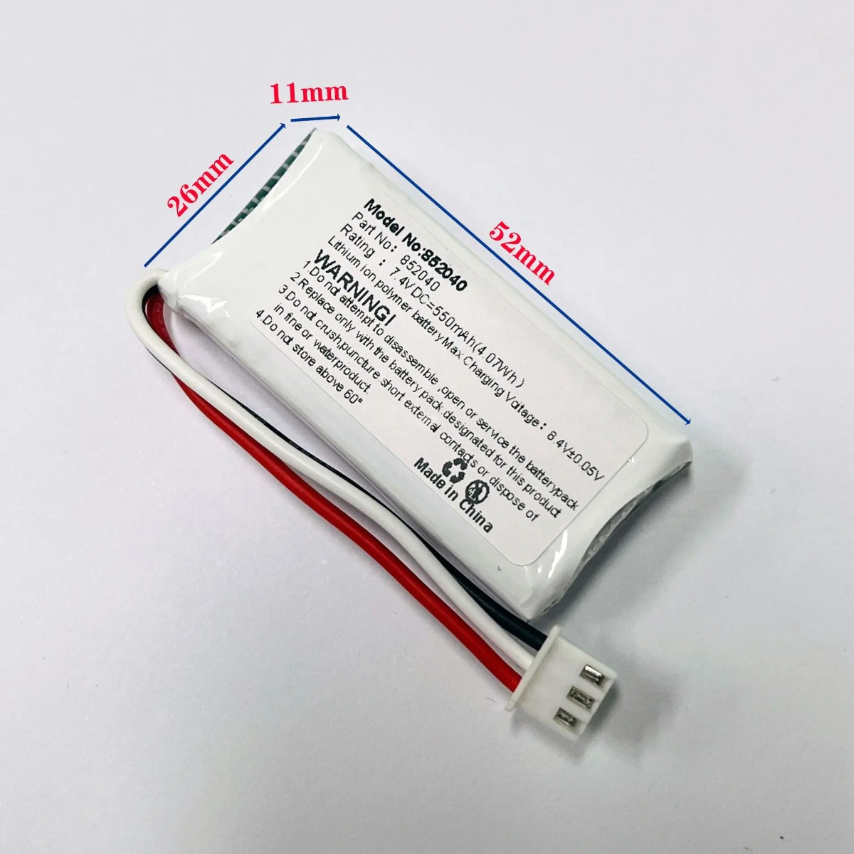 440mAh/550mAh 2S 7.4V 25C Lity - Xiaomi Travel Accessories incelemesi ve fiyatı