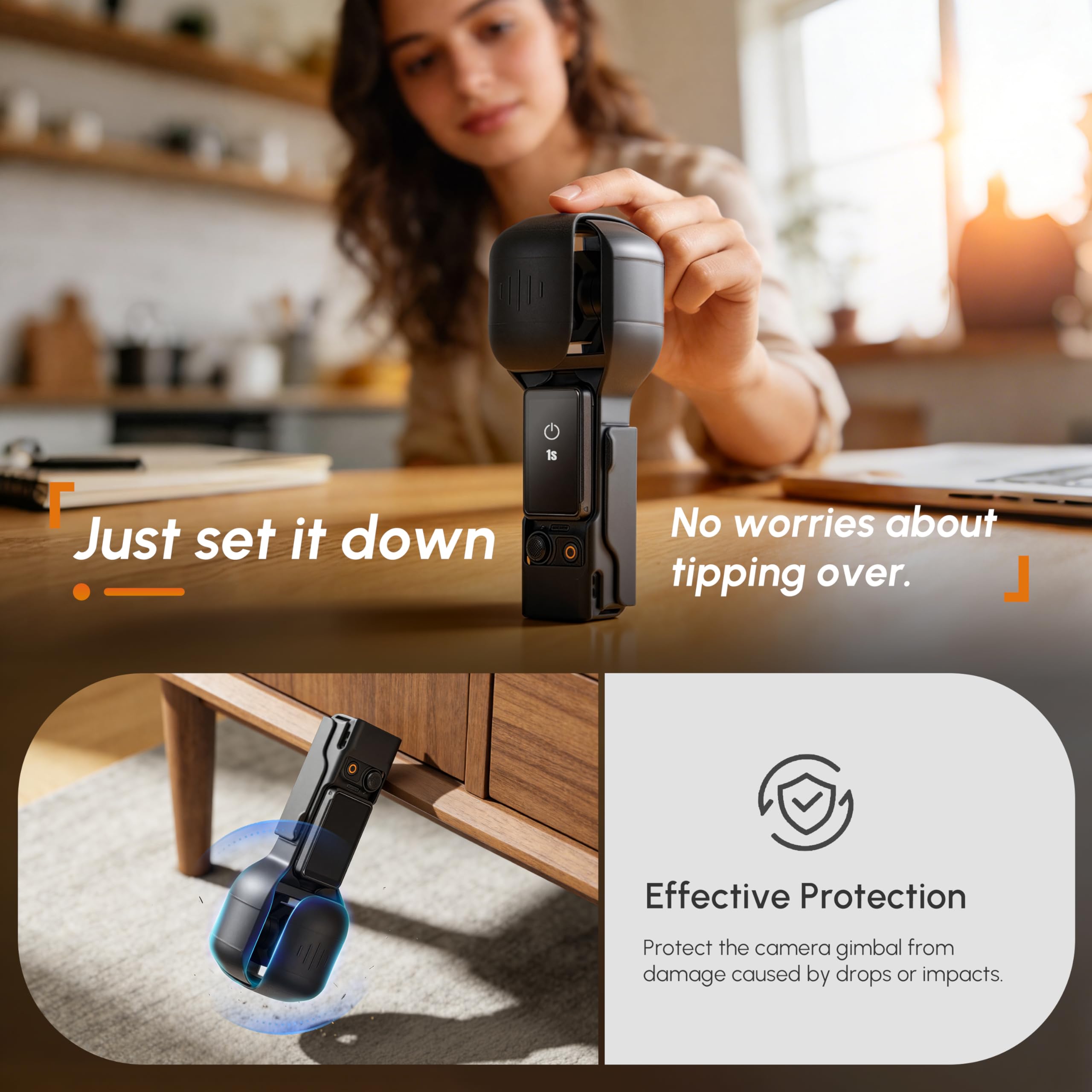 DJI OSMO Pocket 4 Gimbal Koruy - Travel Vlog Accessories incelemesi ve fiyatı
