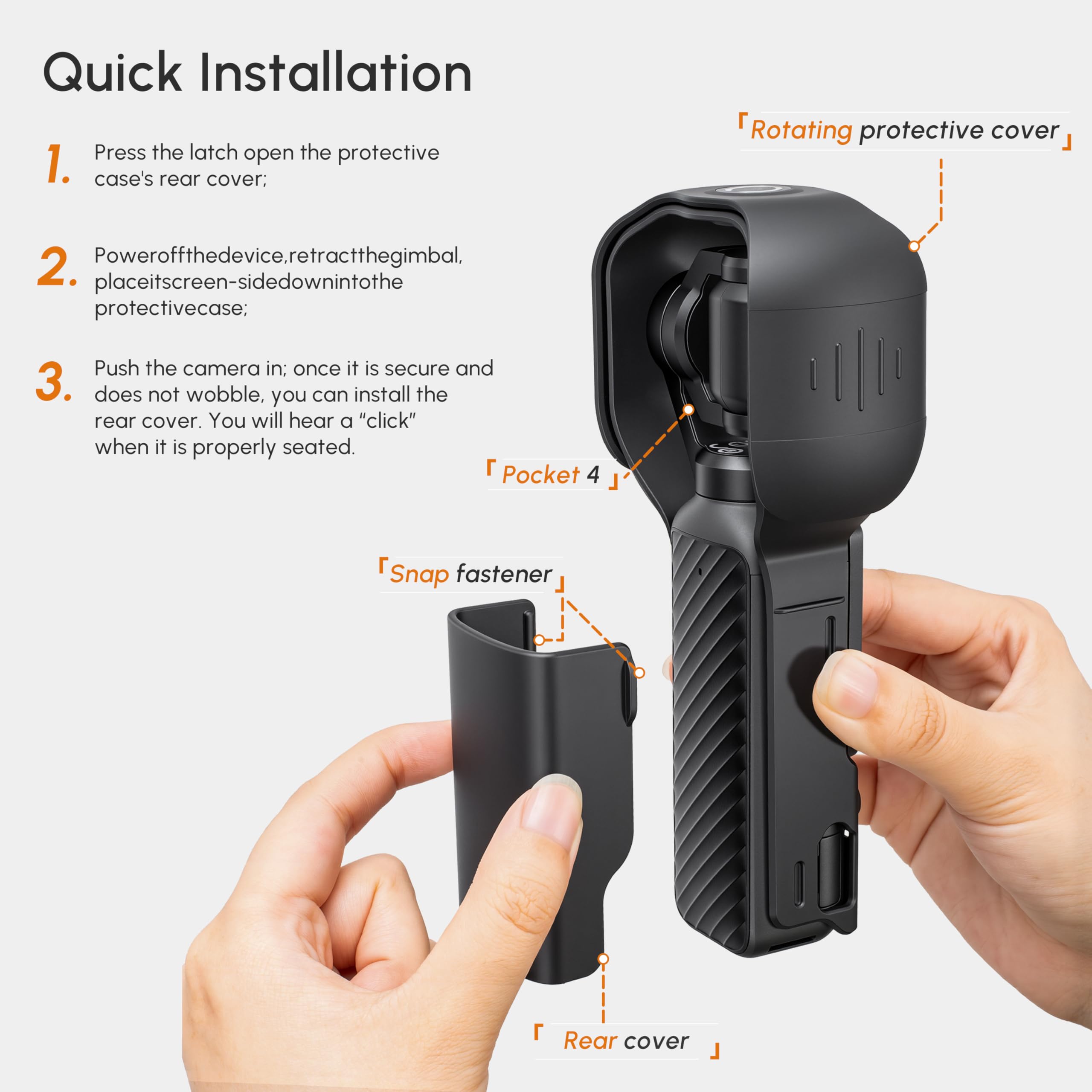 DJI OSMO Pocket 4 Gimbal Koruy - Travel Vlog Accessories incelemesi ve fiyatı
