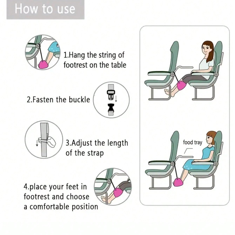Taşınabilir Ayarlanabilir Ayak - Travel Accessories Long Flight incelemesi ve fiyatı
