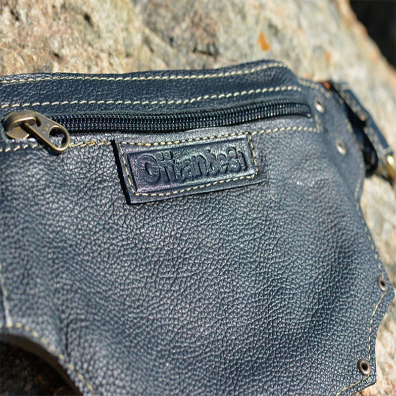 Steampunk el yapımı deri yardı - Travel Accessories Hip Belt incelemesi ve fiyatı