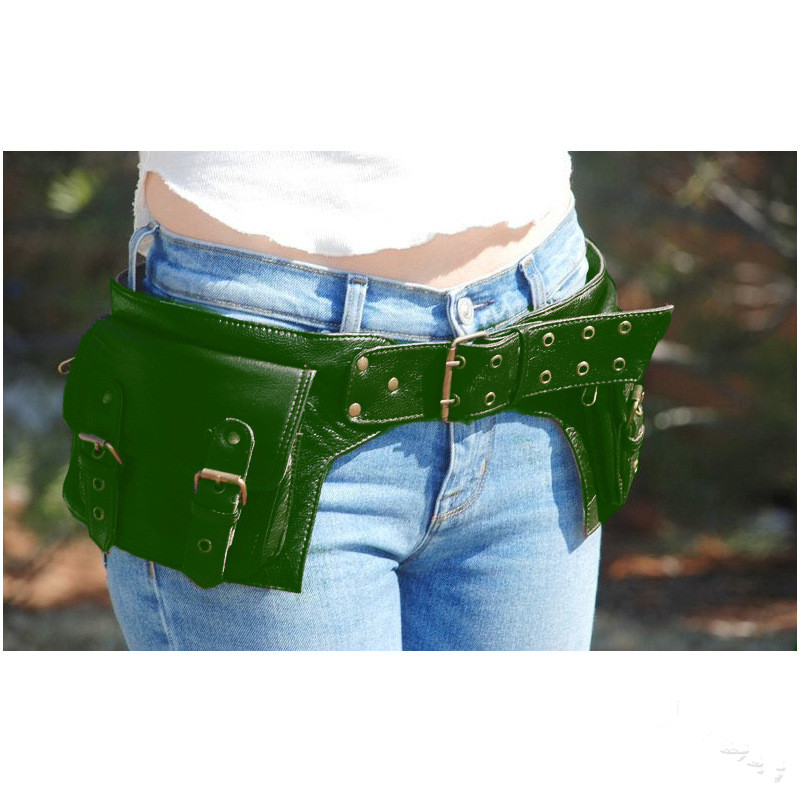 Ortaçağ Steampunk deri yardımc - Travel Accessories Hip Belt incelemesi ve fiyatı