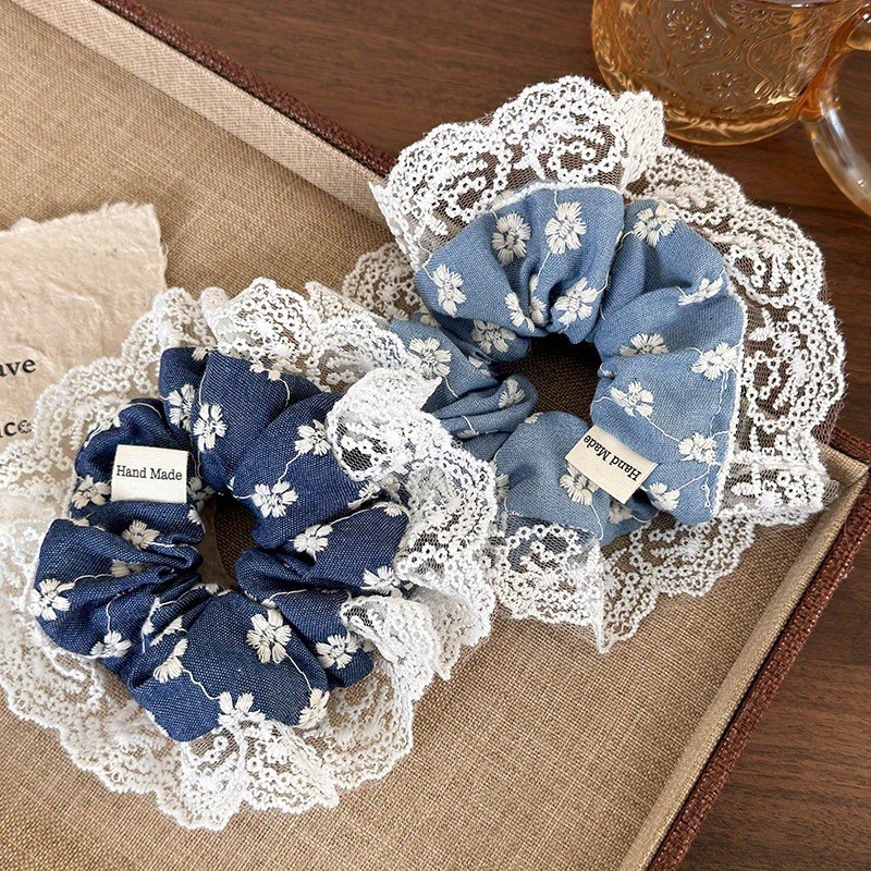 Zarif Mavi Dantel Kenarlı Kadı - Travel Accessories For Elderly incelemesi ve fiyatı