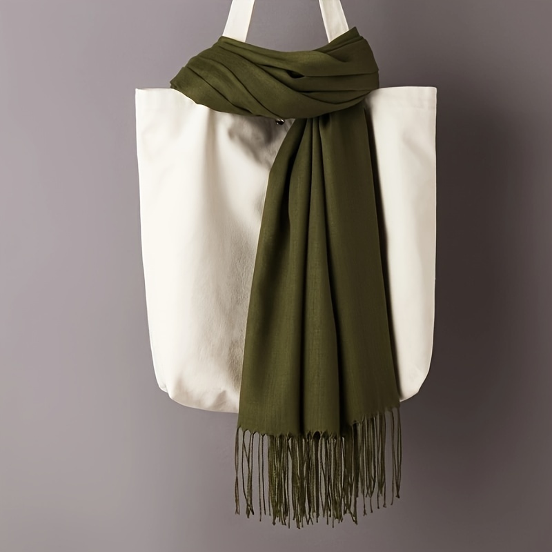 Unisex Klasik Düz Renk Eşarp - - Travel Accessories Designer incelemesi ve fiyatı