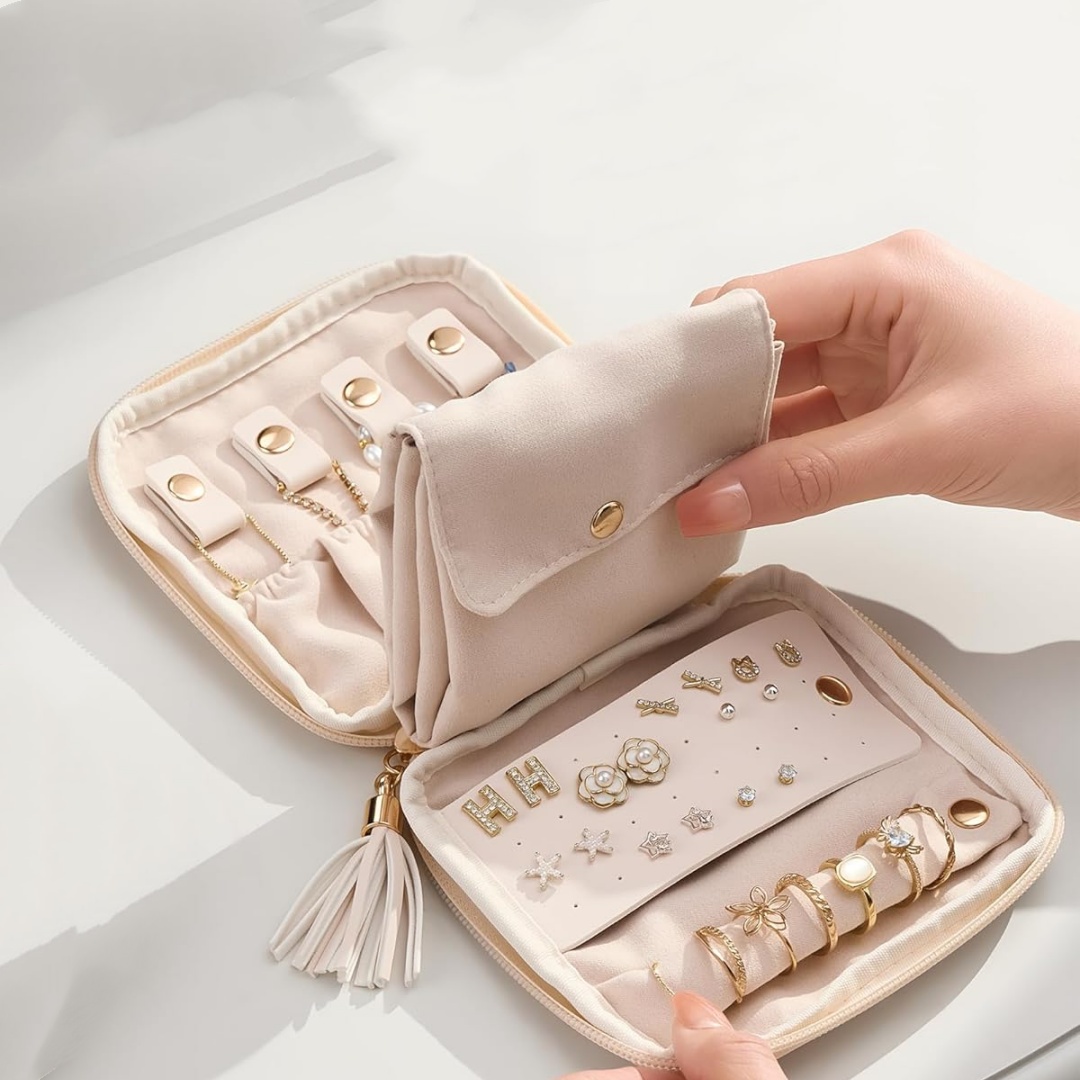 Yumuşak Takı Kutusu Düzenleyic - Travel Jewellery & Accessories Organiser incelemesi ve fiyatı