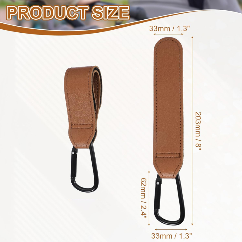 2 adet deri araba kancaları be - Travel Accessories For 3 Year Old incelemesi ve fiyatı