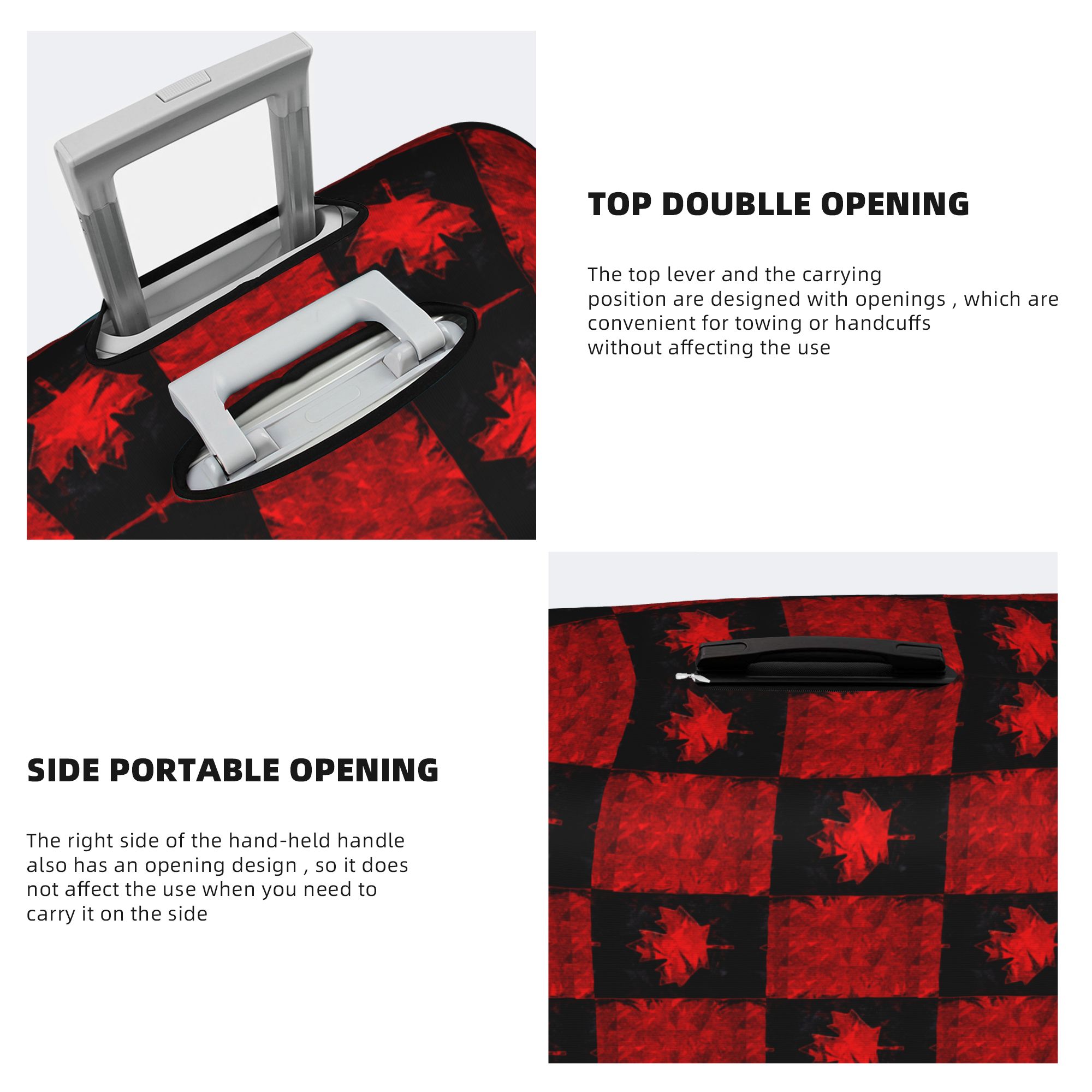 Kanada Bayrağı Bagaj Kapağı El - Travel Accessories Canada incelemesi ve fiyatı