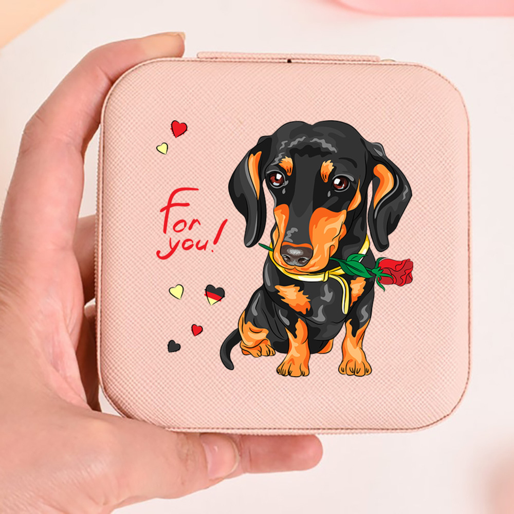 Dachshunds Seviyorum Baskı Müc - Travel Jewellery & Accessories Organiser incelemesi ve fiyatı