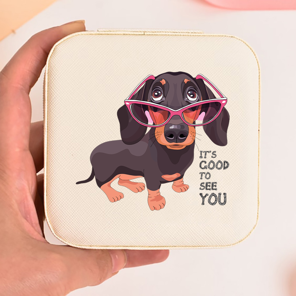 Dachshunds Seviyorum Baskı Müc - Travel Jewellery & Accessories Organiser incelemesi ve fiyatı